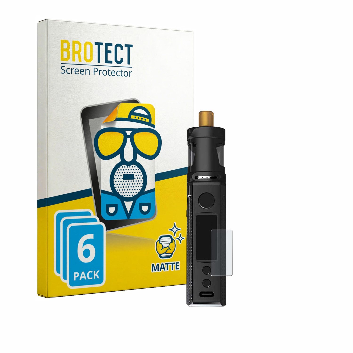 BROTECT Displayschutzfolie Schutzfolie für Innokin LiMAX Kit, 6 Stück, Displayschutz Schutz Folie Matt Entspiegelungsfolie