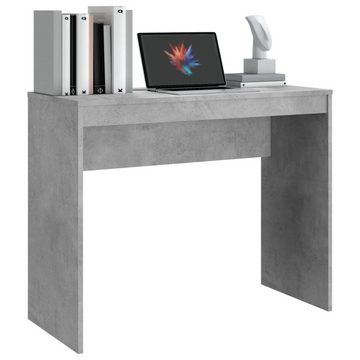 furnicato Schreibtisch Betongrau 90x40x72 cm Holzwerkstoff