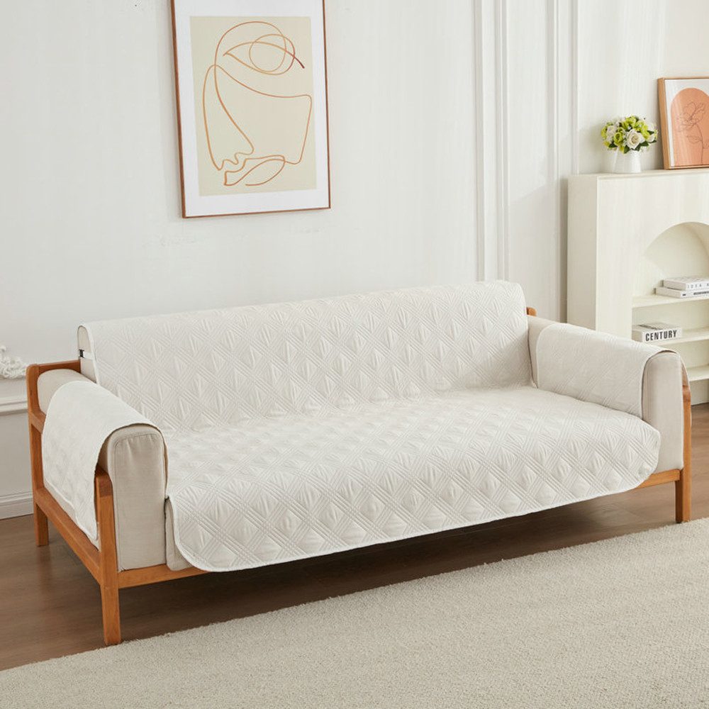 Sofaschoner Sofa Überzug, Sofabezug Wasserdicht Mit Gummiband Coonoor