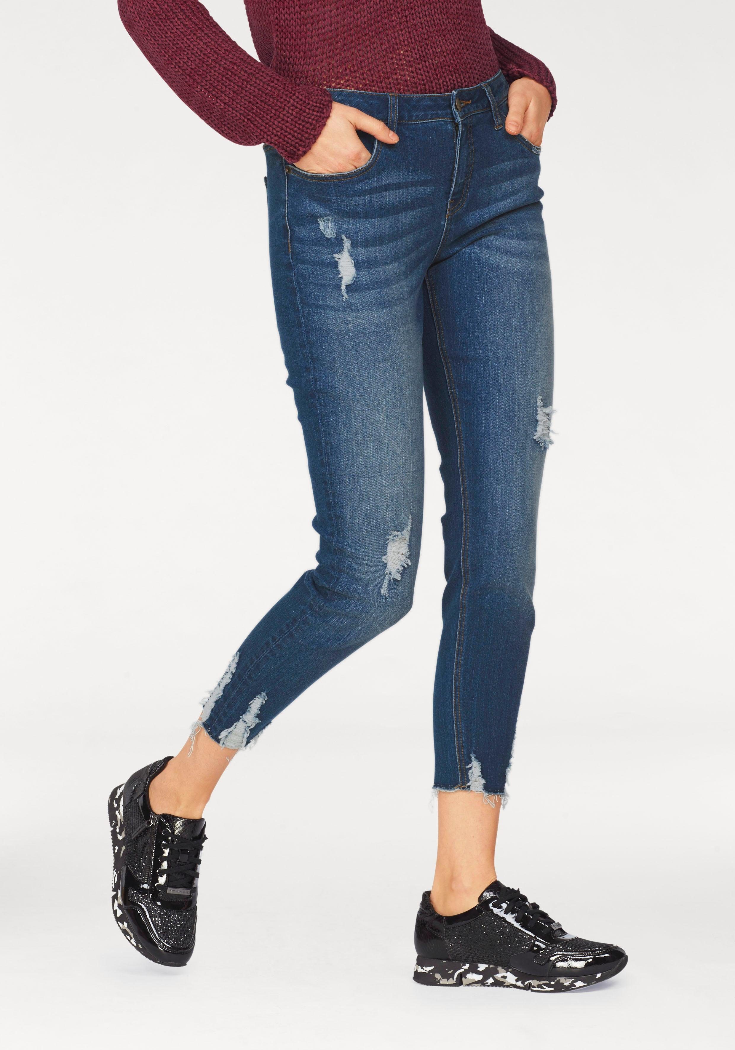 Aniston CASUAL Skinny-fit-Jeans mit Destroyed-Effekt