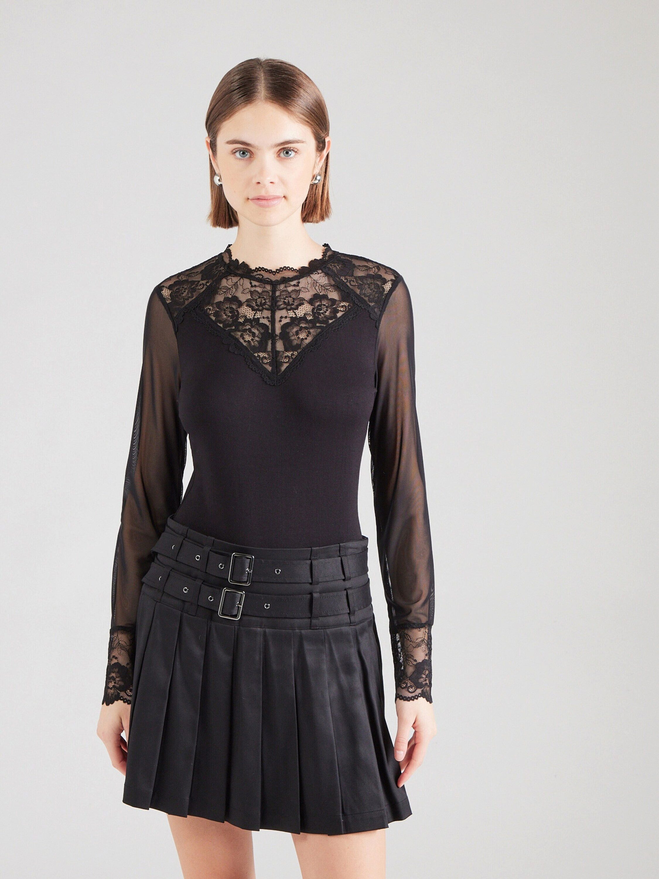 MORGAN Langarmshirt DING (1-tlg) Cut-Outs