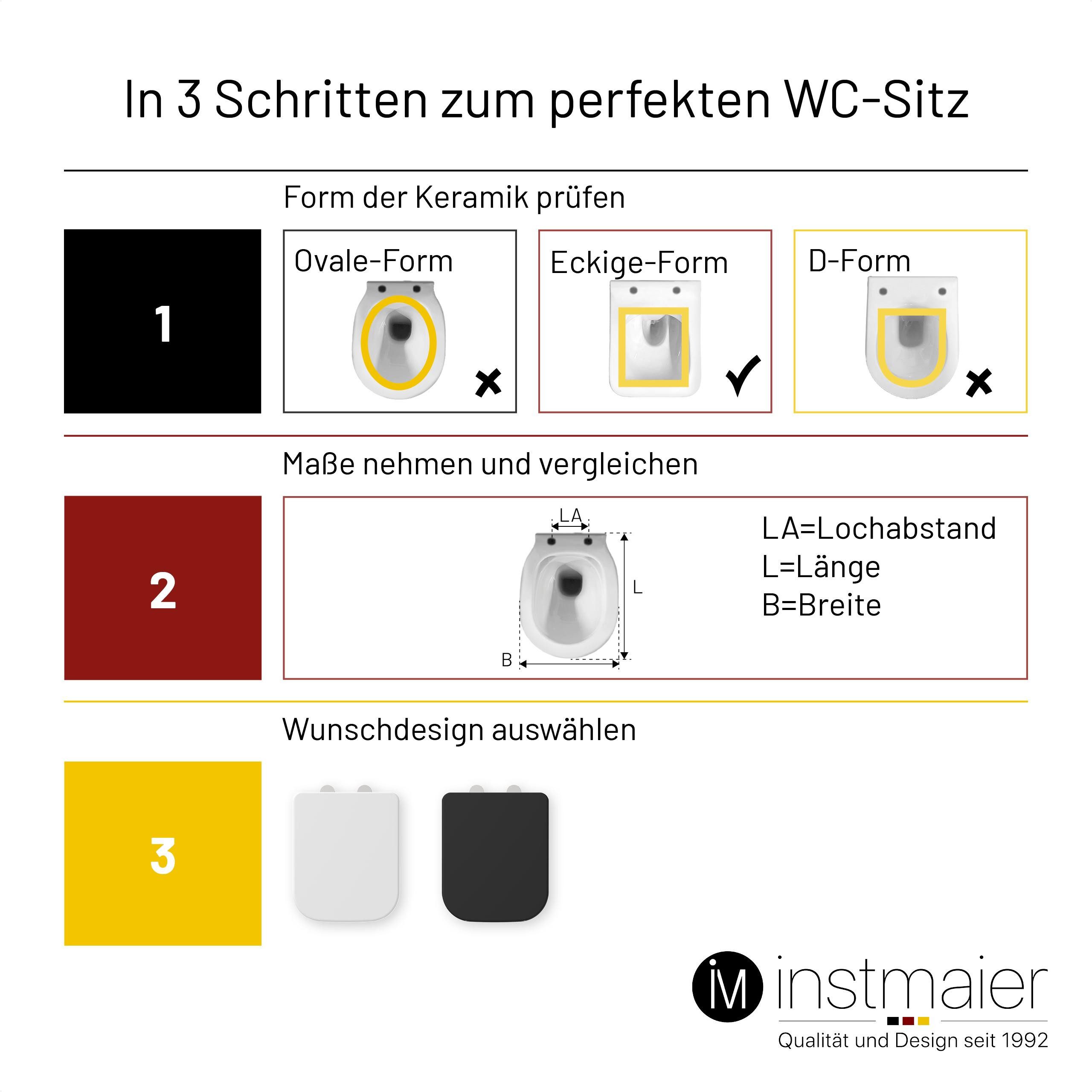instmaier WC-Sitz, Absenkautomatik, zur Reinigung abnehmbar, günstig online kaufen