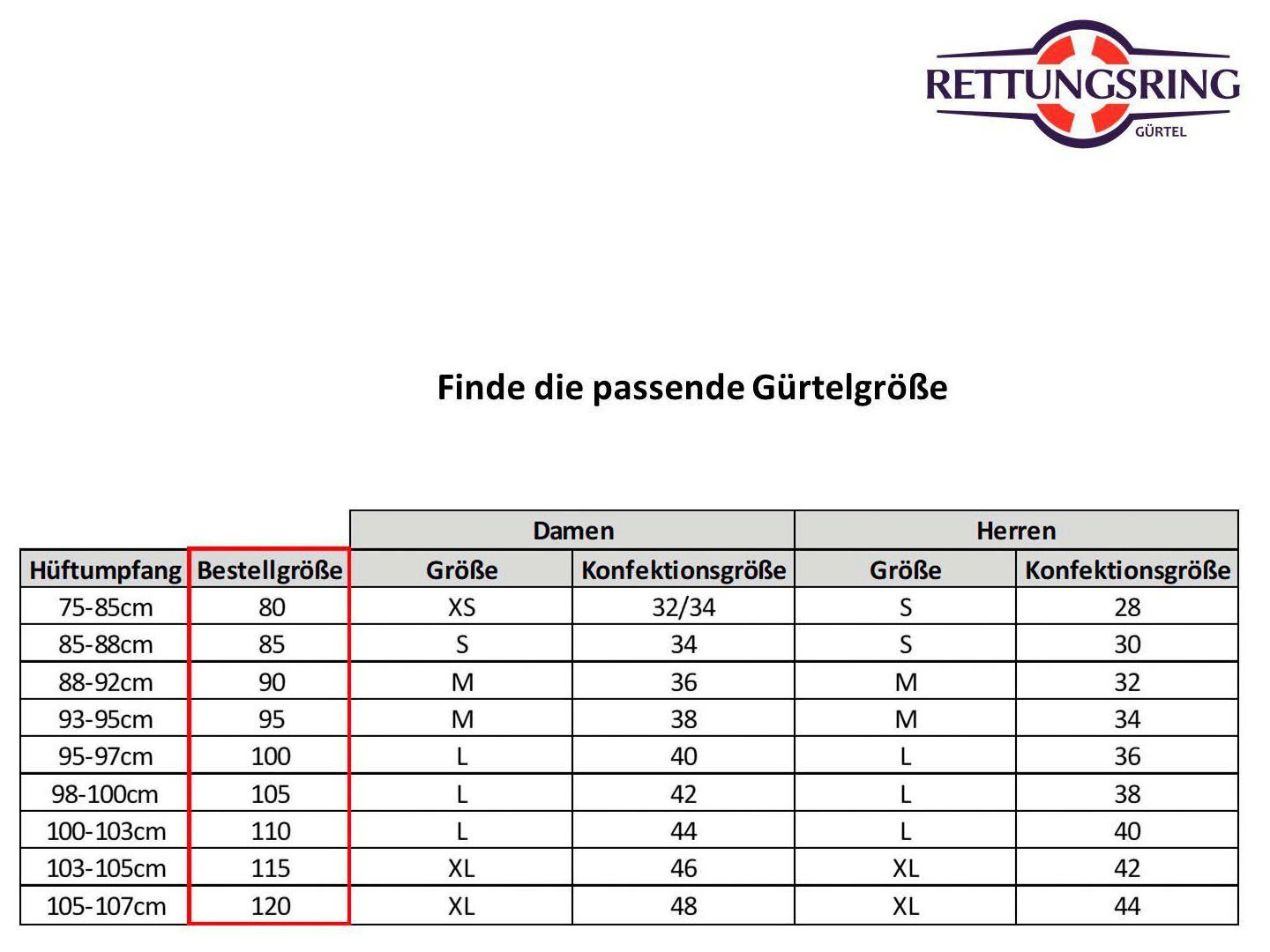 mit by Glitzersteinen Koppelgürtel RETTUNGSRING Schließe besetzt, showroom 019° austauschbar