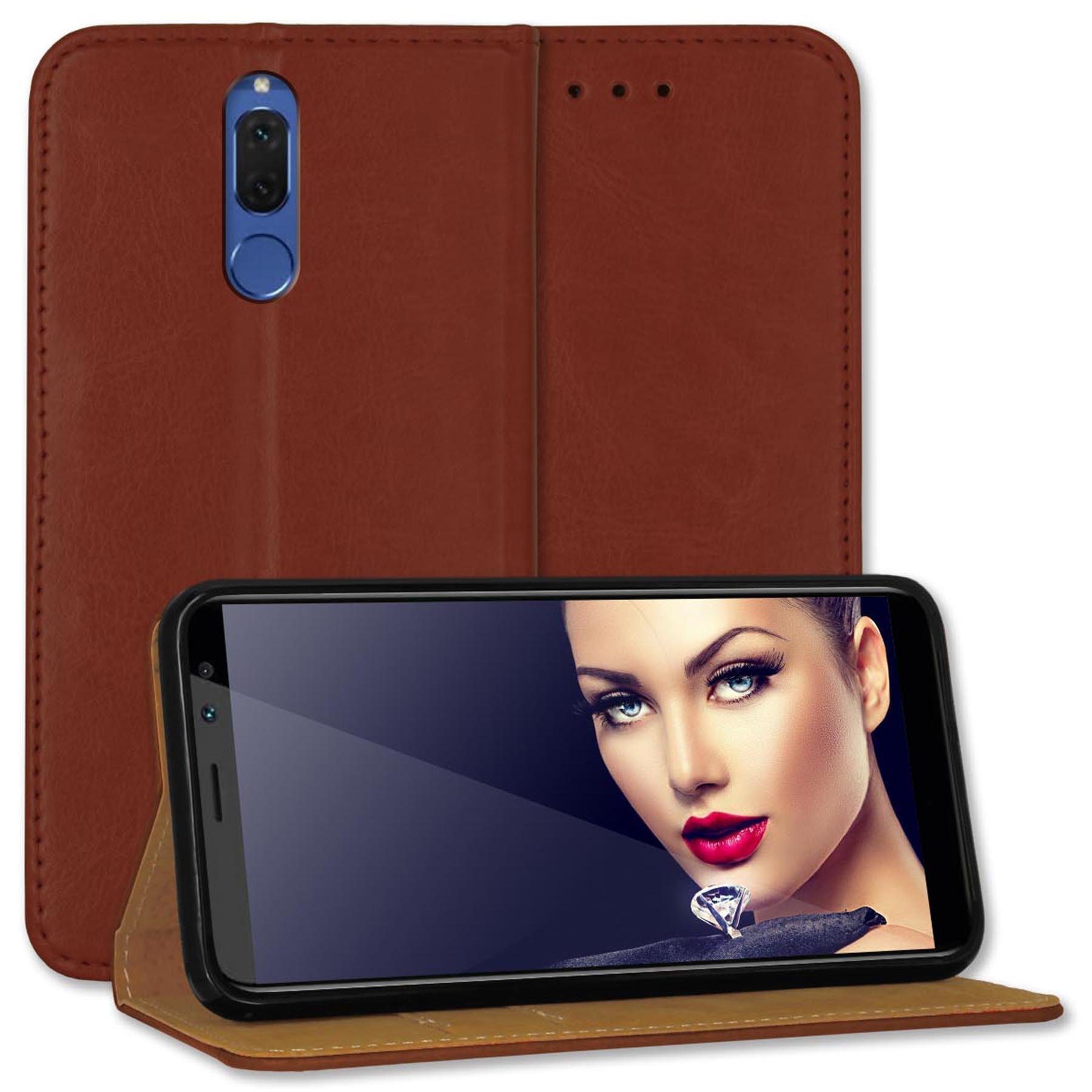 mtb more energy Smartphone-Hülle Bookstyle Hülle Business für Huawei Mate 10 Lite (5.9) - braun