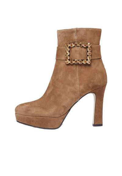 Di' nuovo Ankle Boots Mit Großer Schnalle Ankleboots