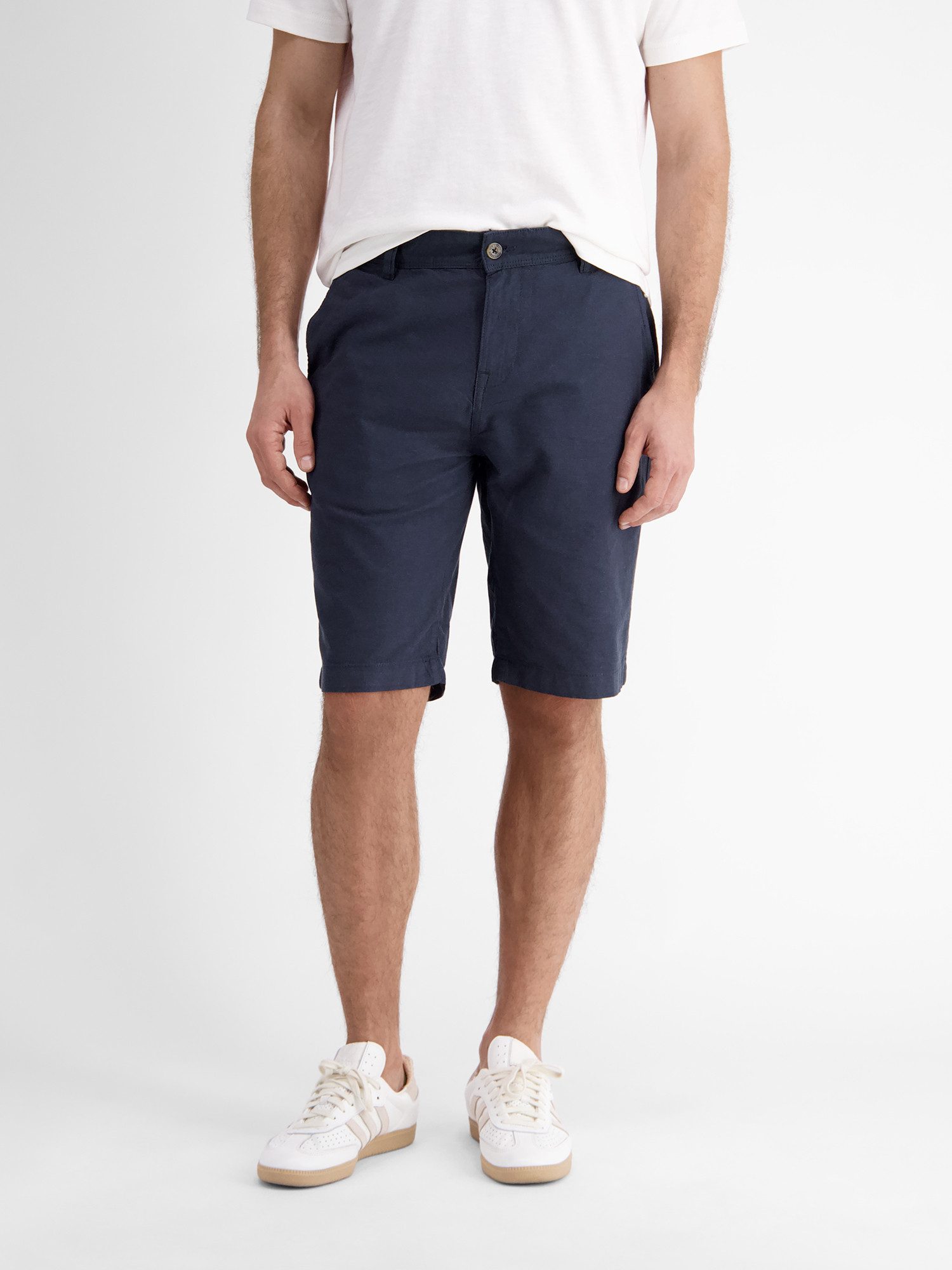 LERROS Chinoshorts Chino-Bermuda mit Leinenanteil