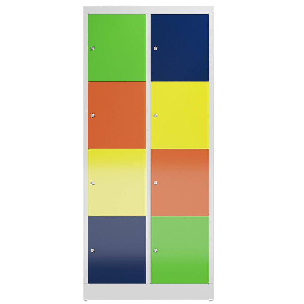 Steelboxx Fächerschrank Schließfachschrank Fächerschrank 8 Fächer 1800 x 80 günstig online kaufen