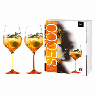 Eisch Aperitifglas »Spritz 2er Set Secco Flavoured Orange«, Kristallglas