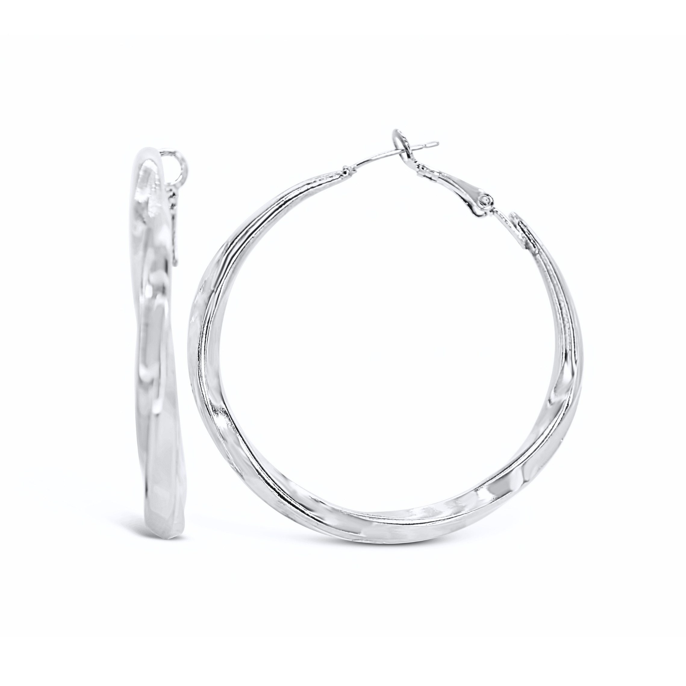 Ars-Argenti Paar Creolen Sexy Statement Creolen Ohrringe - inkl. Schmuckbox, Damen Ohrringe, Hypoallergen, Wasserfest, Nickelfrei