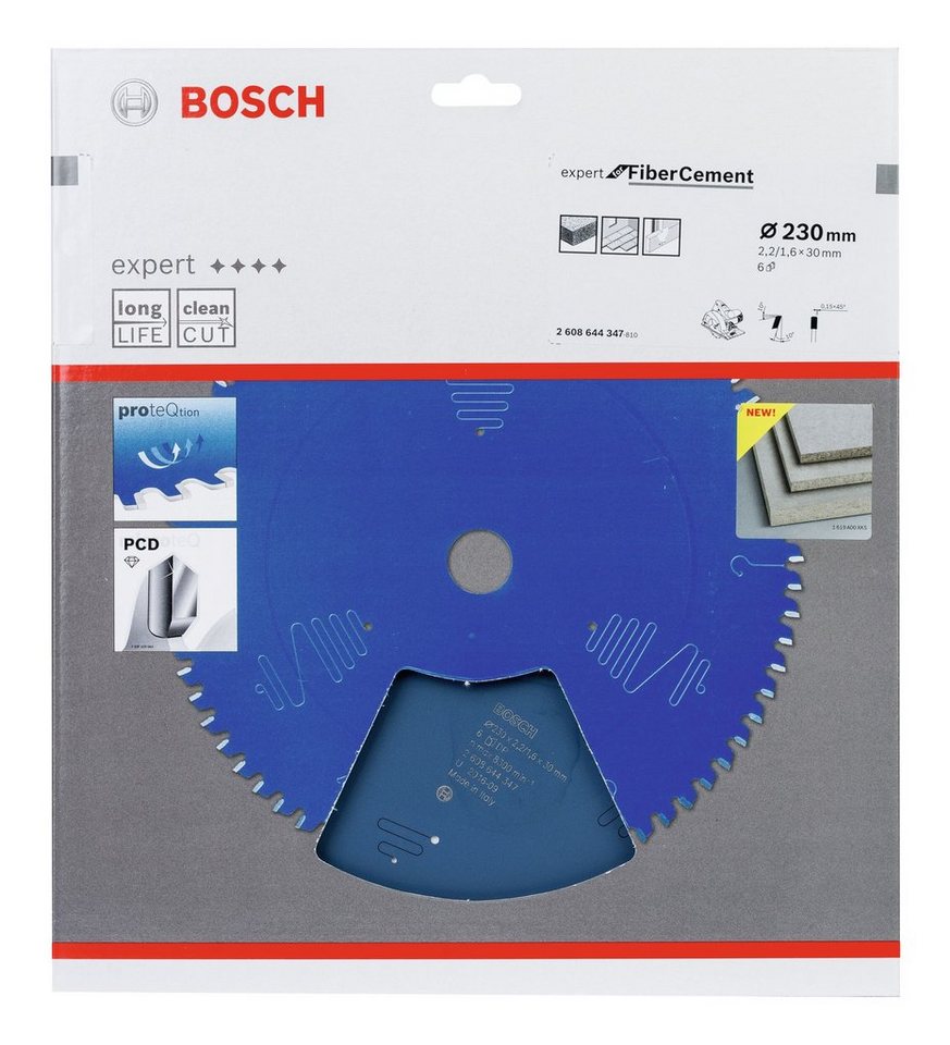 Thumbnail - BOSCH Kreissägeblatt Expert, For Fibre Cement, 230 x 30 x 2,2 mm, 6 Zähne
