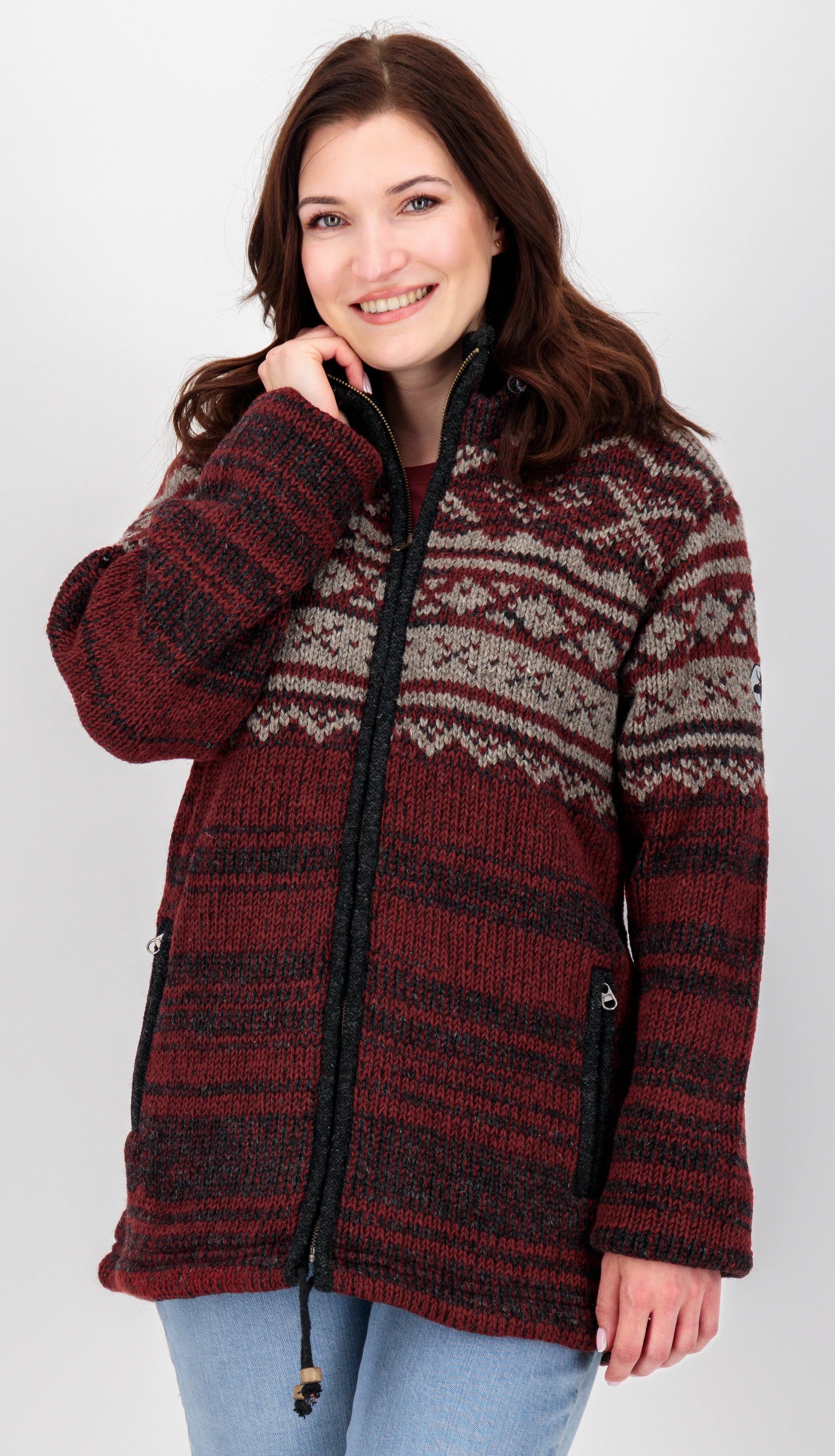 DEPROC Active Wolljacke ANNAPURNA CS Strickjacke günstig online kaufen