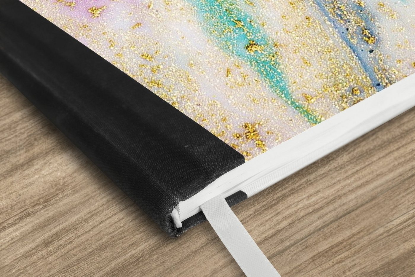 Thumbnail - MuchoWow Notizbuch Marmor - Farbe - Regenbogen, Notebook, Notizblock a5, Tagebuch, Journal Liniert