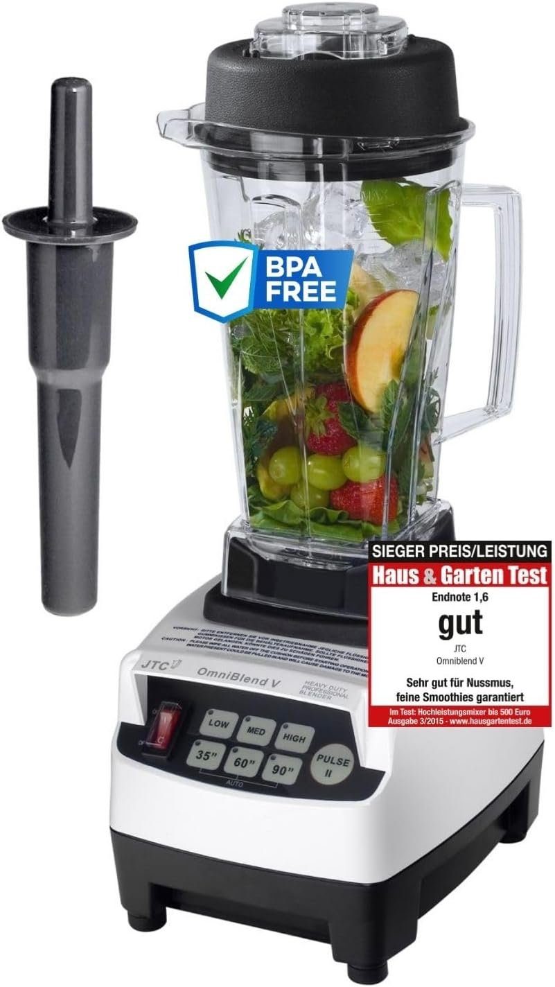 OmniBlend Standmixer JTC Omniblend V TM-800 Hochleistungsmixer Standmixer Smoothiemaker, 1200,00 W