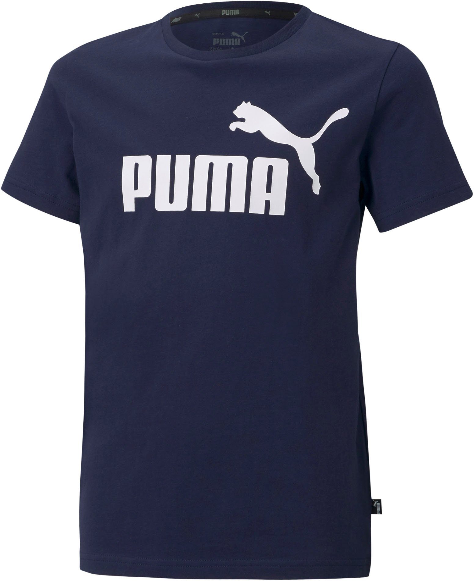 ESS B PUMA T-Shirt TEE LOGO Peacoat