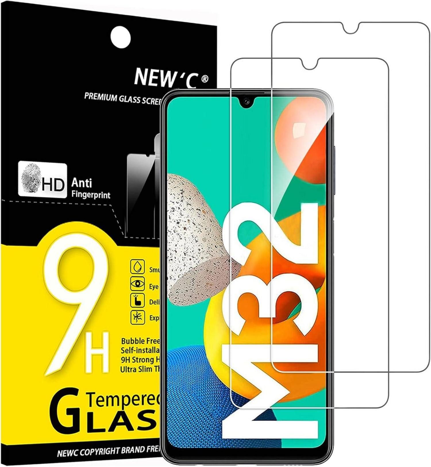 LuxusKollektion Displayschutzglas Panzer Schutz Glas Samsung Galaxy M32 5G 9H 0.33mm Ultra-klar
