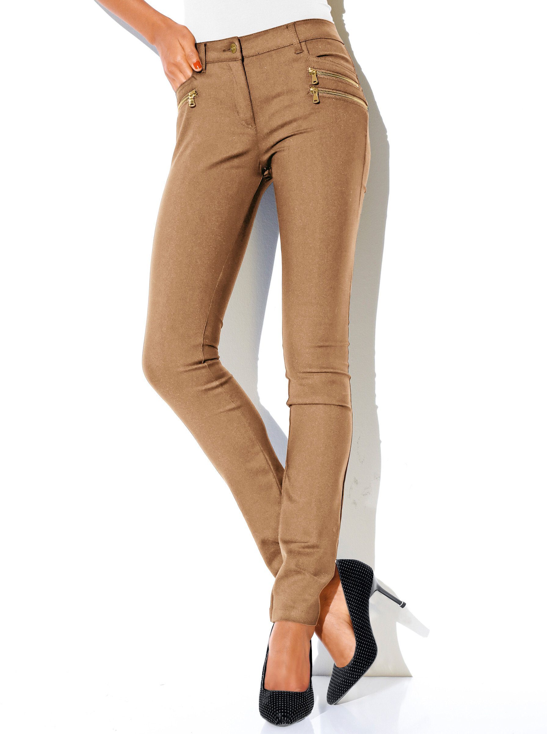 heine Jerseyhose Innenbeinlänge cm ca. camel 79