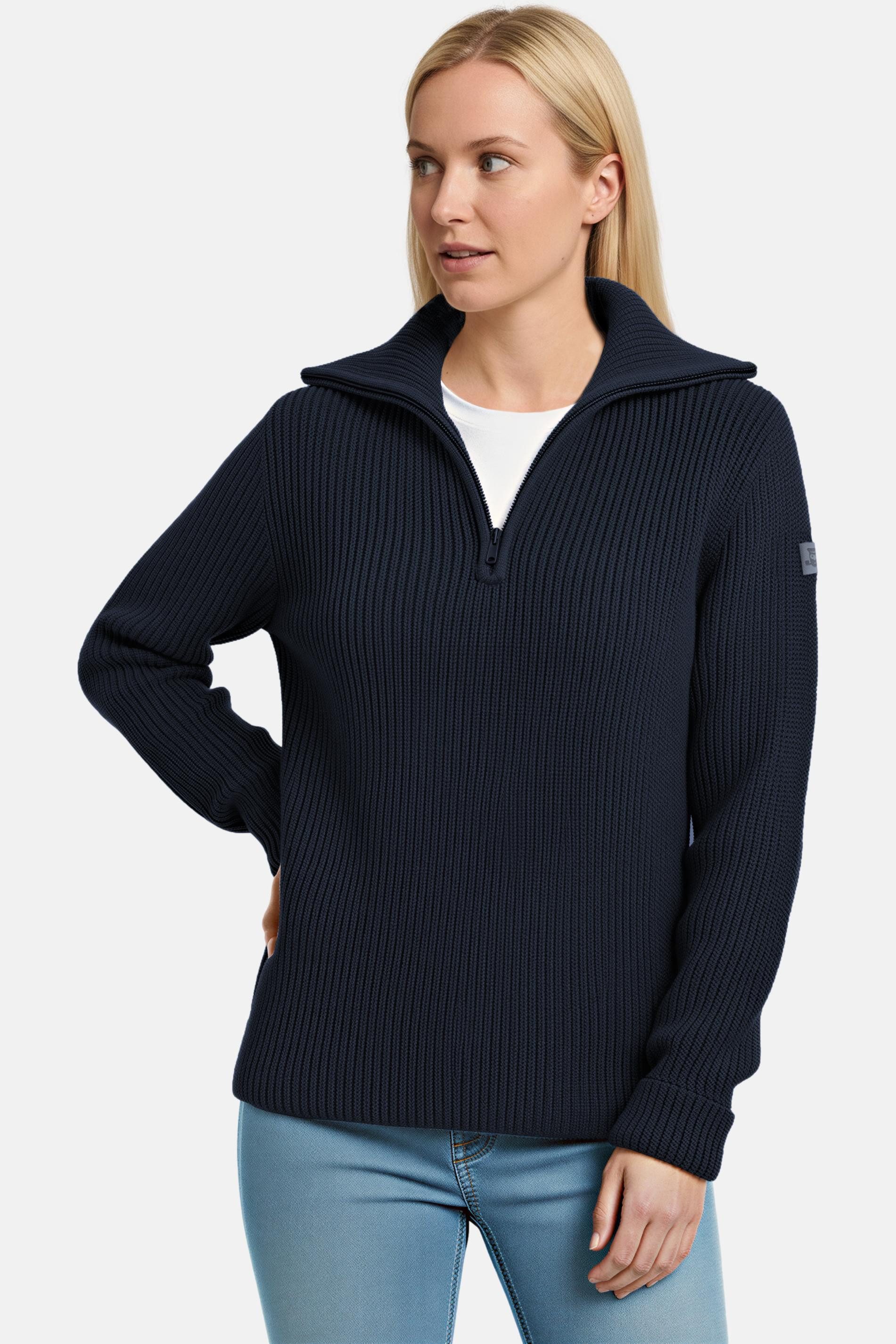 HANSEHELD Troyer Damen Troyer Merino GOTS Organic - Made in Germany