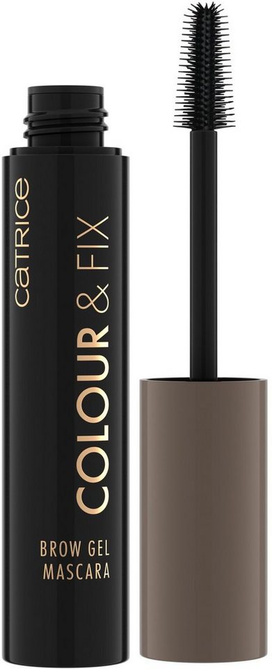 Catrice Augenbrauen-Gel Colour & Fix Brow Gel Mascara, 3-tlg., Geltextur mit  Farbe