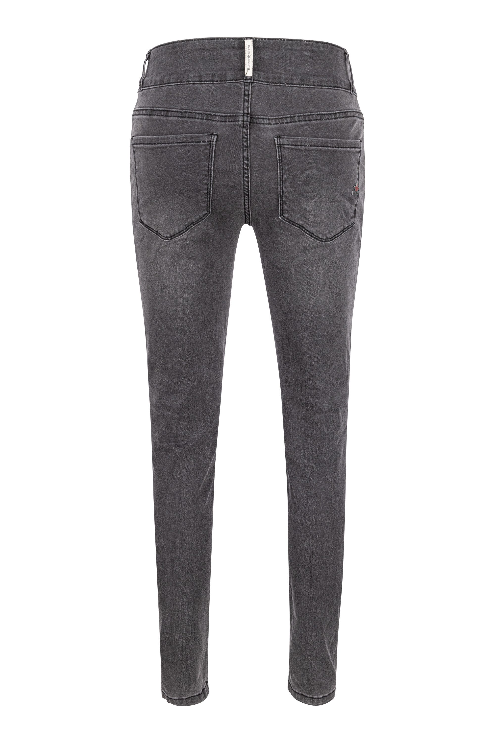 Buena Vista Stretch-Jeans BUENA VISTA TUMMYLESS CROPPED grey black 2508 B5827 601.5312 - Cozy