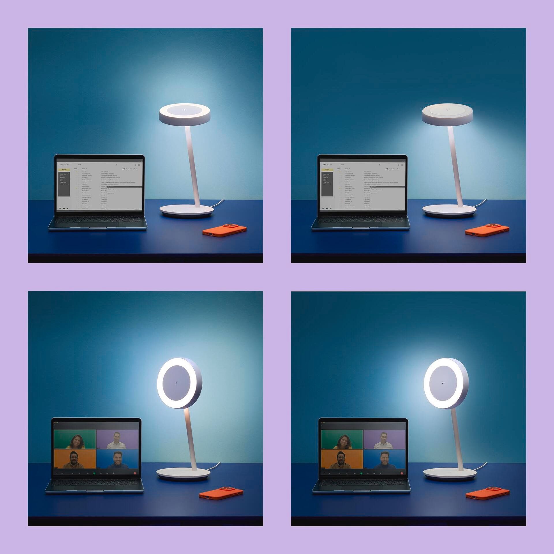 WiZ LED Tischleuchte Home Office Lamp Type C, LED fest integriert