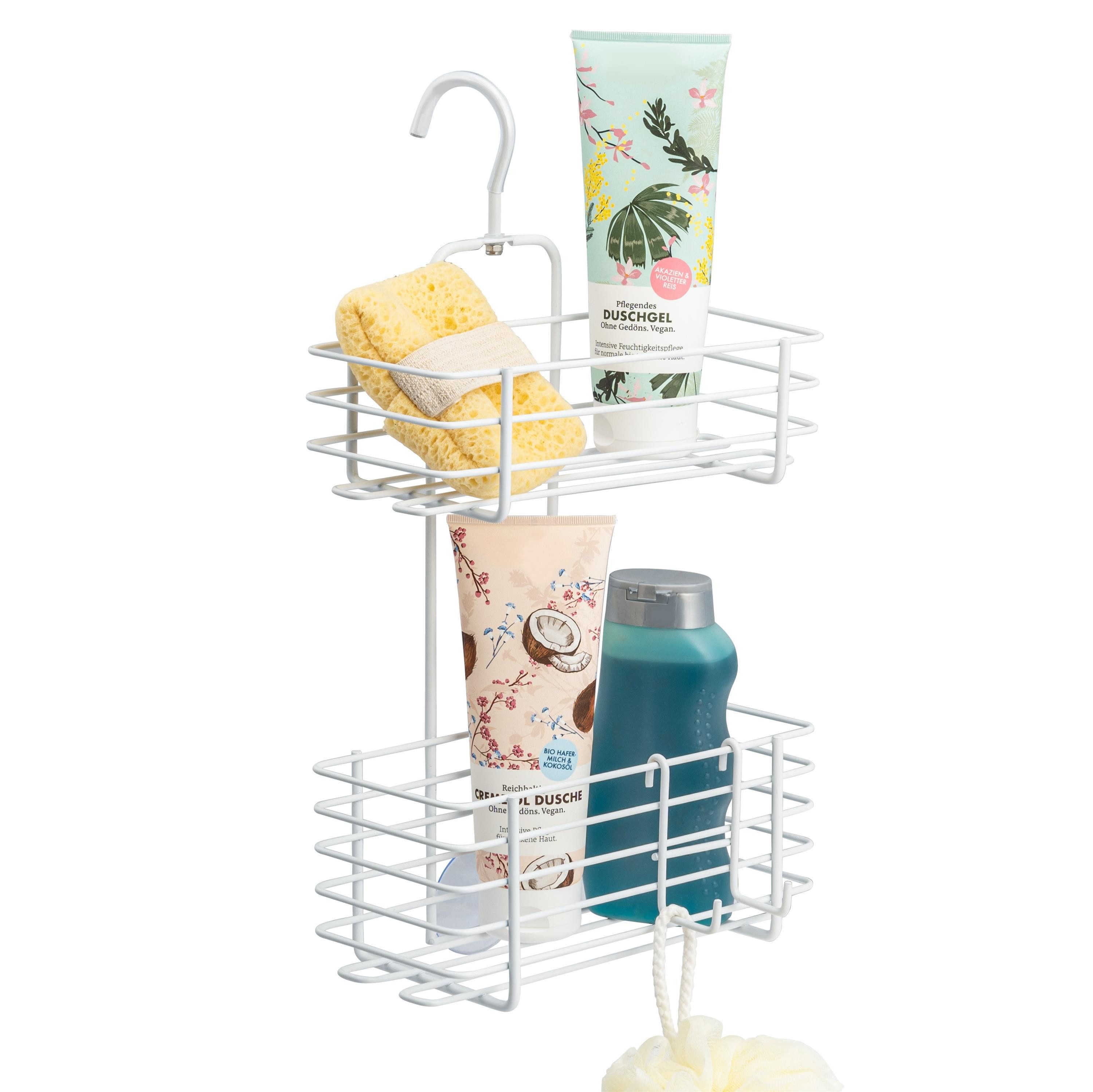 bremermann Duschregal Duschregal mit 2 Körben, zum Einhängen, weiß günstig online kaufen