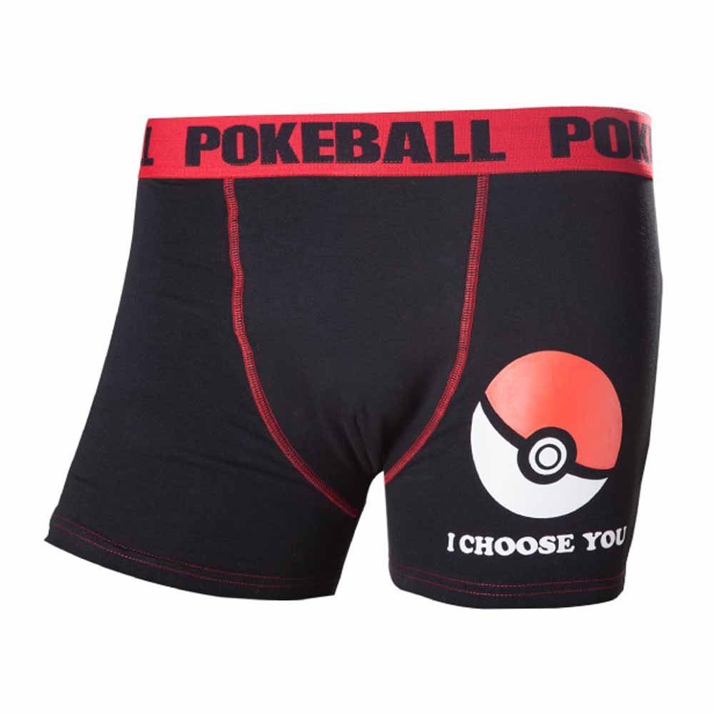 POKÉMON Боксерські чоловічі труси, боксерки Pokémon Boxer Shorts Herren und Jungen Unterhosen Poke Ball Schwarz S M L XL