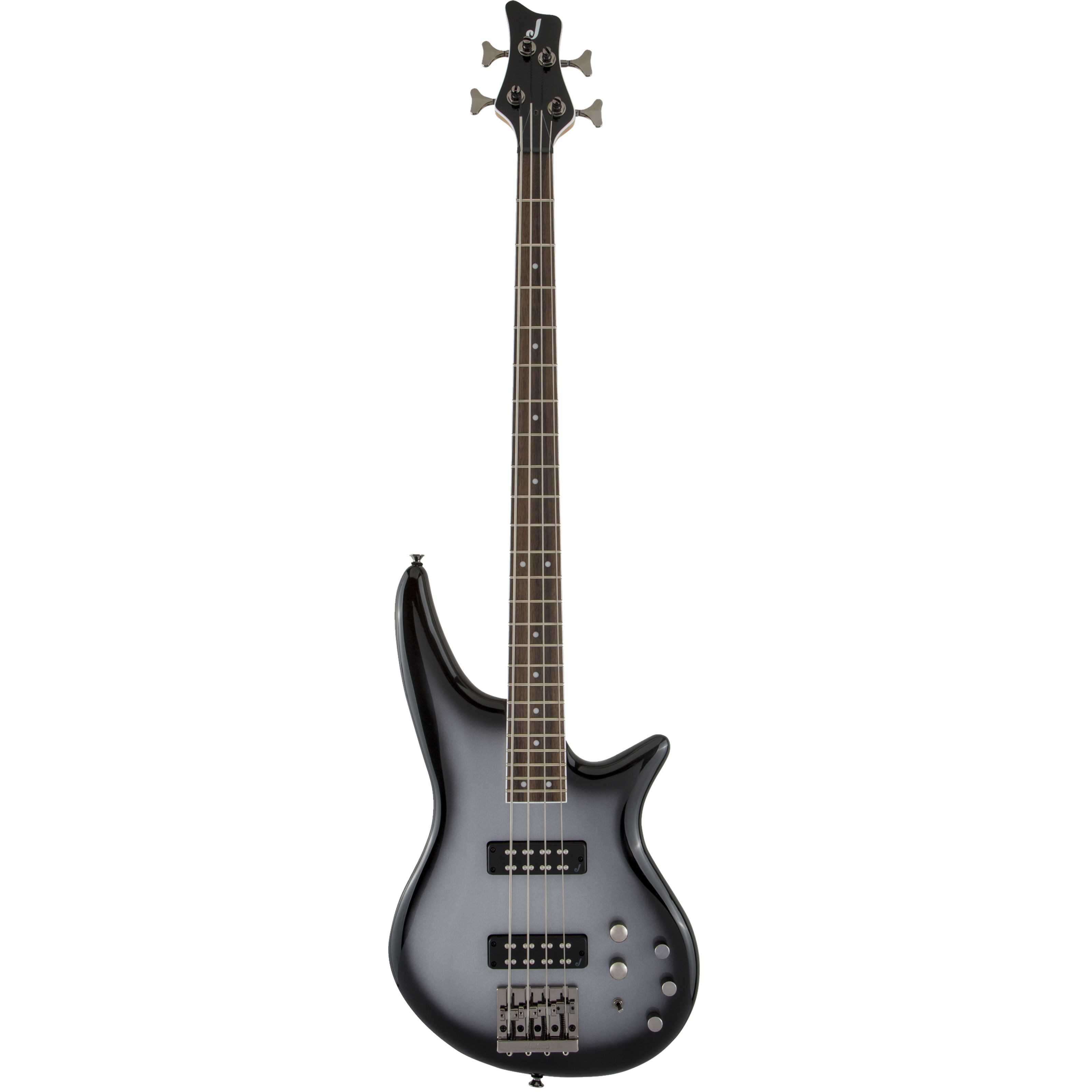Jackson E-Bass, E-Bässe, 4-Saiter E-Bässe, JS Series Spectra Bass JS3 Silverburst - E-Bass
