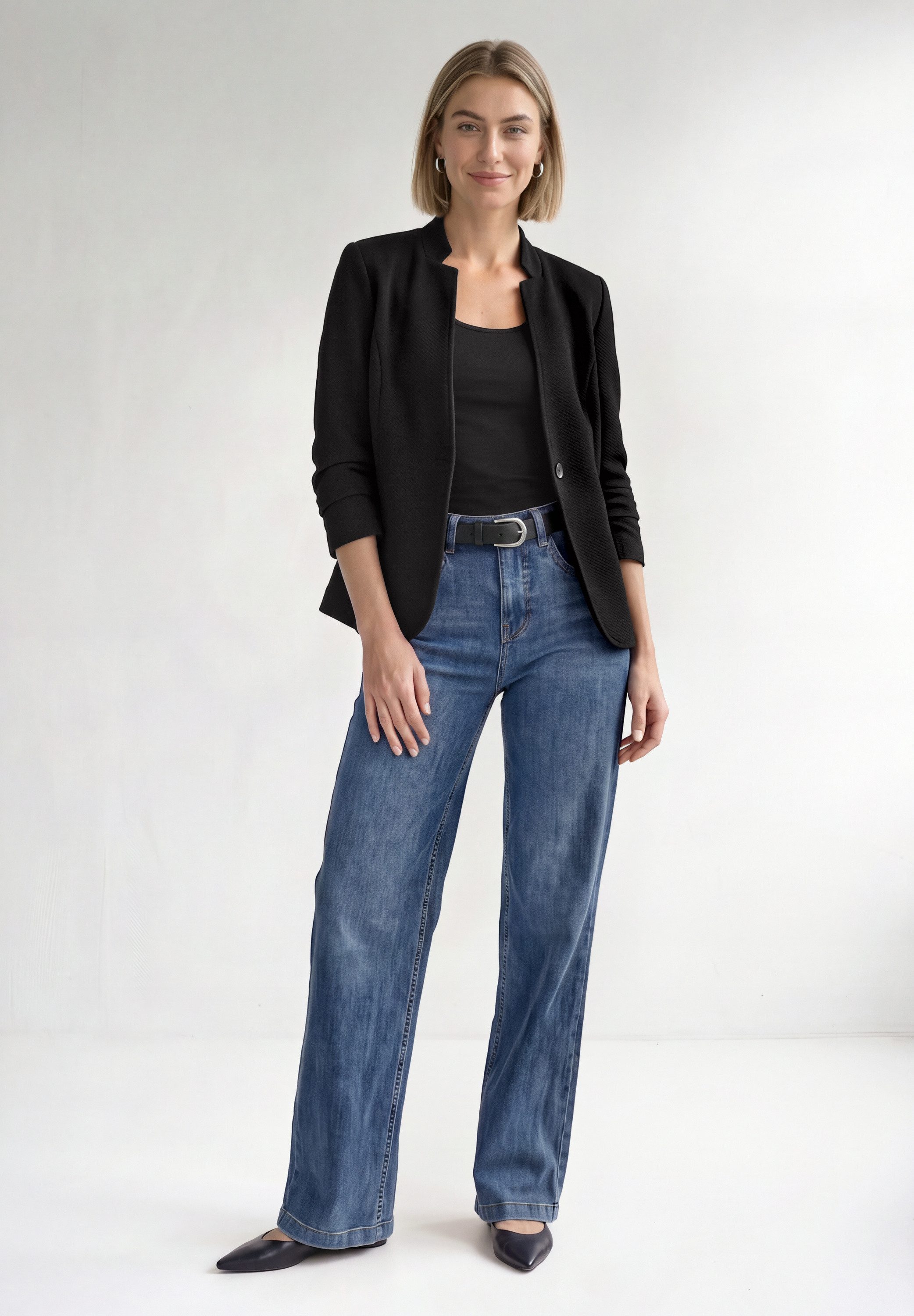 STREET ONE Kurzblazer aus Jersey in Unifarbe – Bild 3 von 5