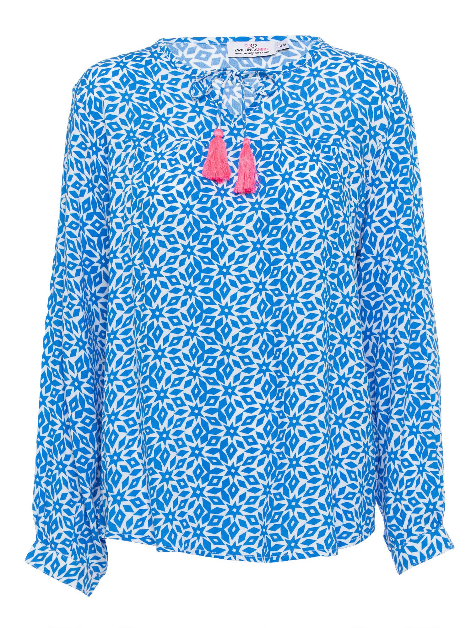 Accessoire Boutique Blusenshirt Schlupfbluse Figurumspielend günstig online kaufen