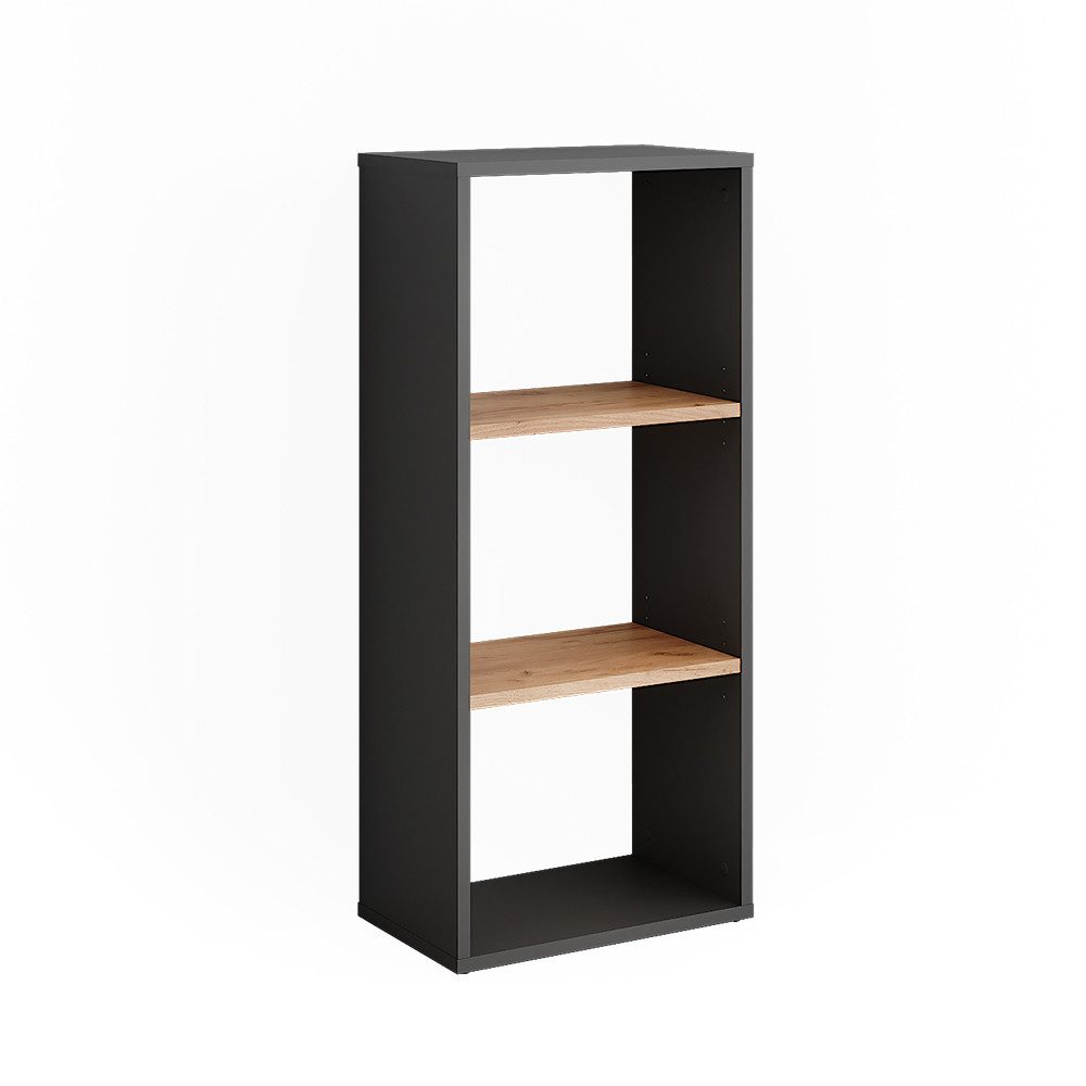 Vicco Bücherregal Orlando, Anthrazit/Goldkraft Eiche, 40 günstig online kaufen