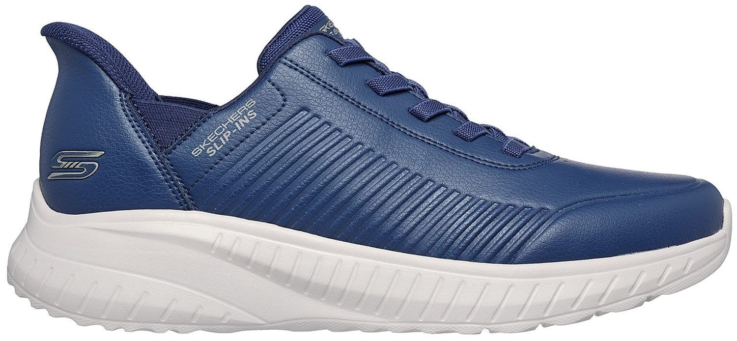 Skechers Skechers Bobs Squad Chaos Heel Preferred Slip-On Blau DKNV Slipper