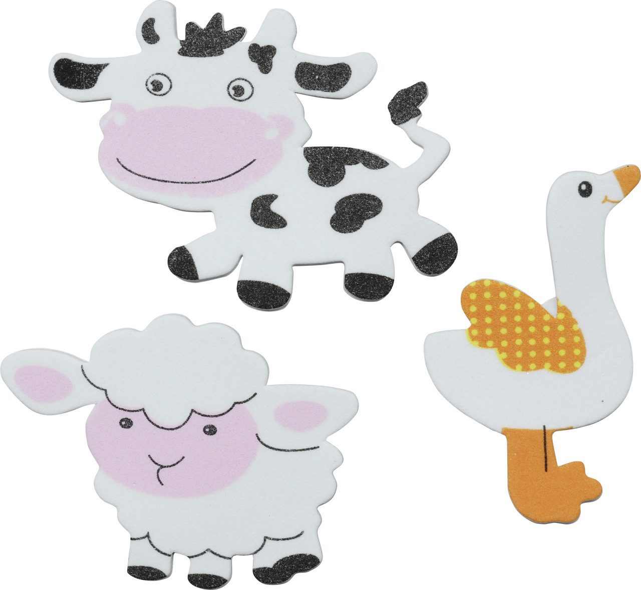 Glorex Moosgummi Glorex Moosgummi Sticker Bauernhof selbstklebend
