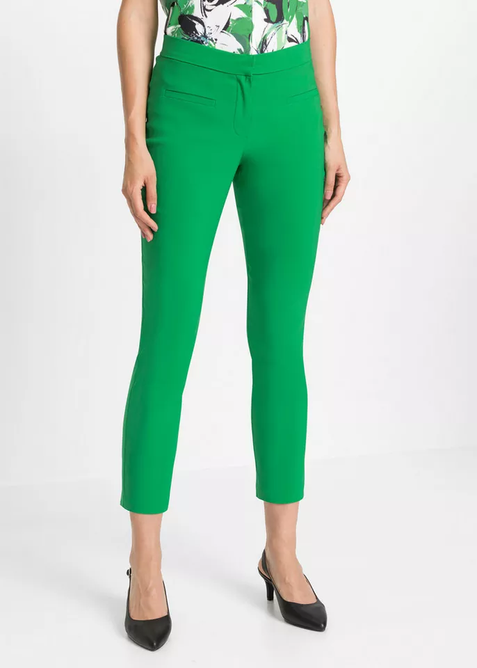 bonprix 7/8-Hose aus Viskose, Polyamid und Elasthan, Slim fit, femininer Stil
