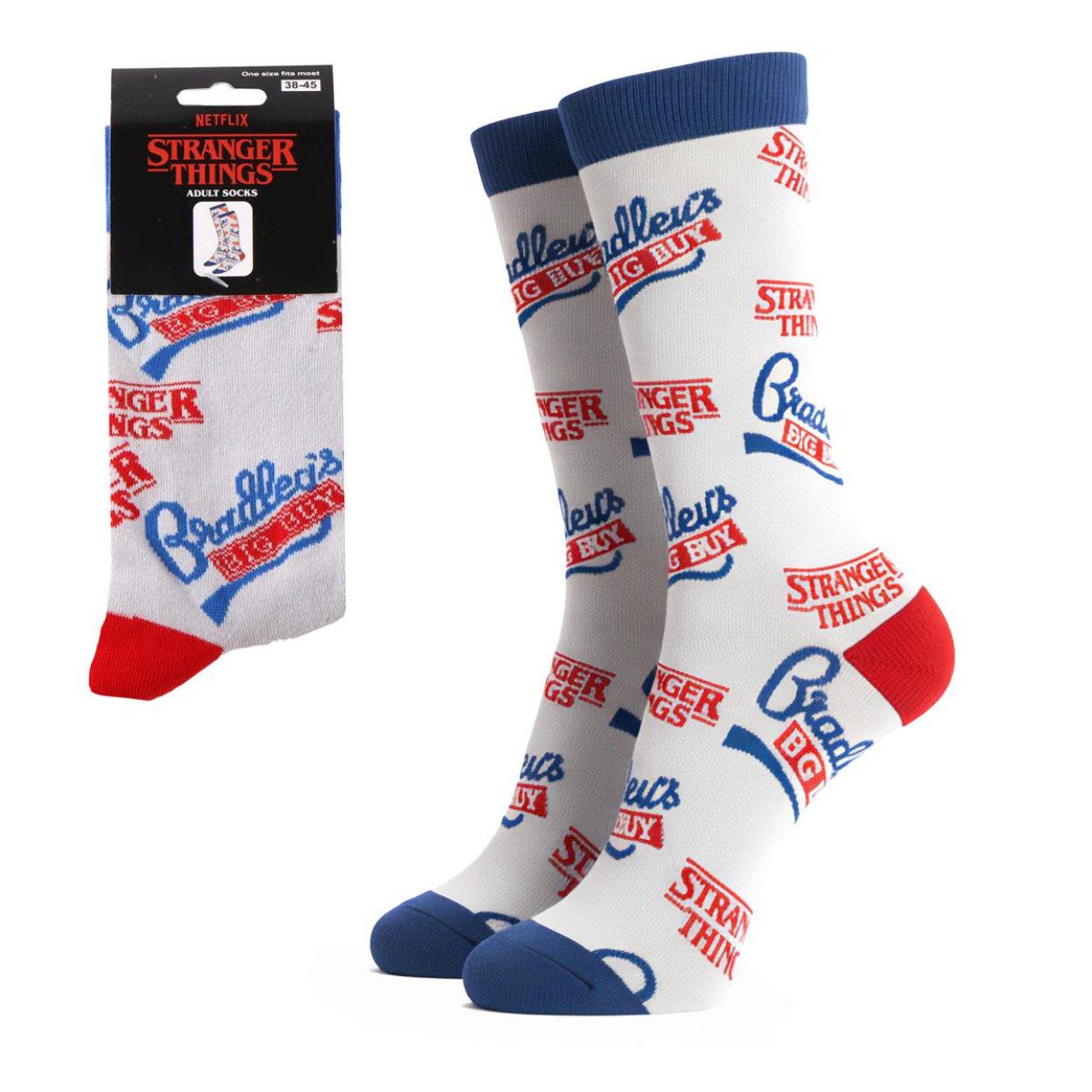 Stranger things Socken Erwachsene Baumwollsocken Komfort (Einheitsgröße) 38-45