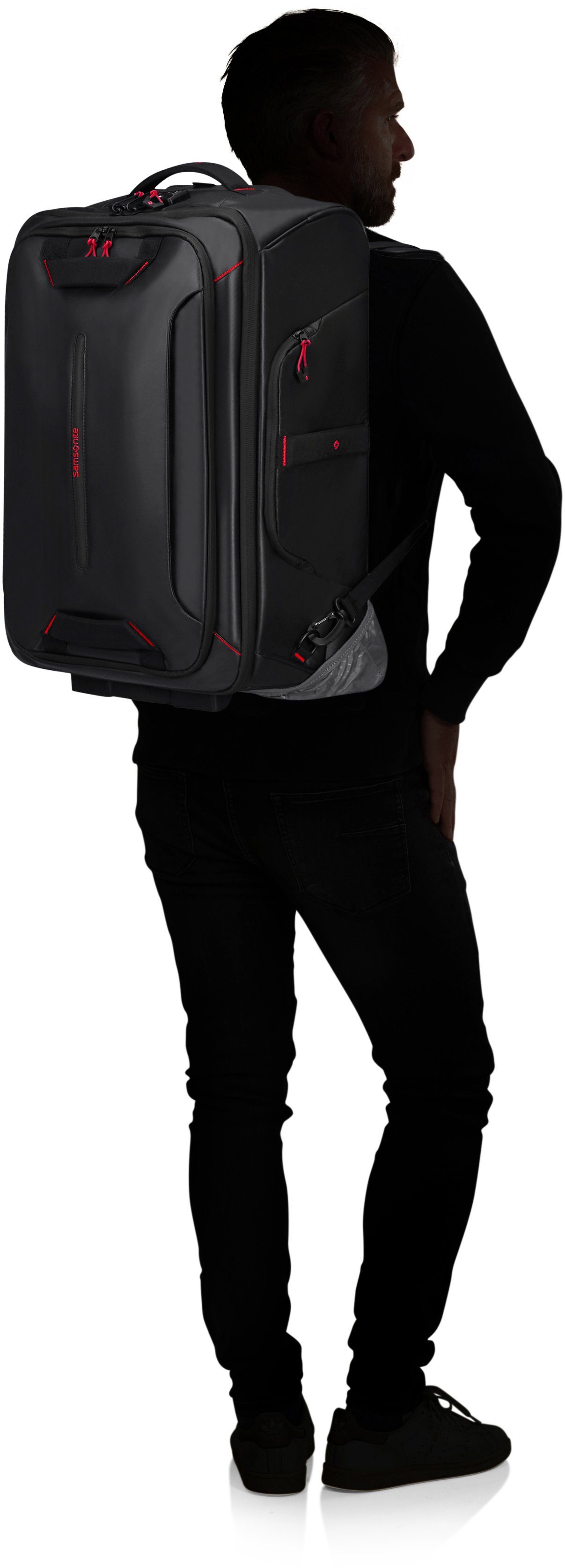 Samsonite Reisetasche ECODIVER, mit Trolley- und Rucksackfunktion; teilweise aus recyceltem Material