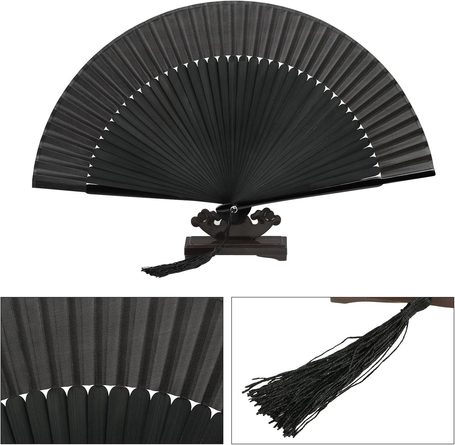FELIXLEO Handfächer Kakoo Japanese Hand Fan with Gift Box - Butterfly and Japanese Cherry, (1-tlg)
