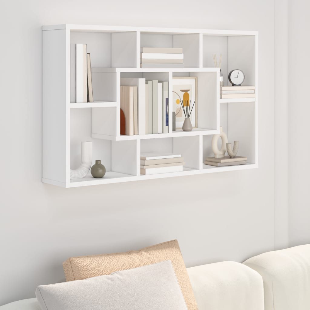 vidaXL Wandregal, Regal Weiß 85x16x52,5 cm günstig online kaufen