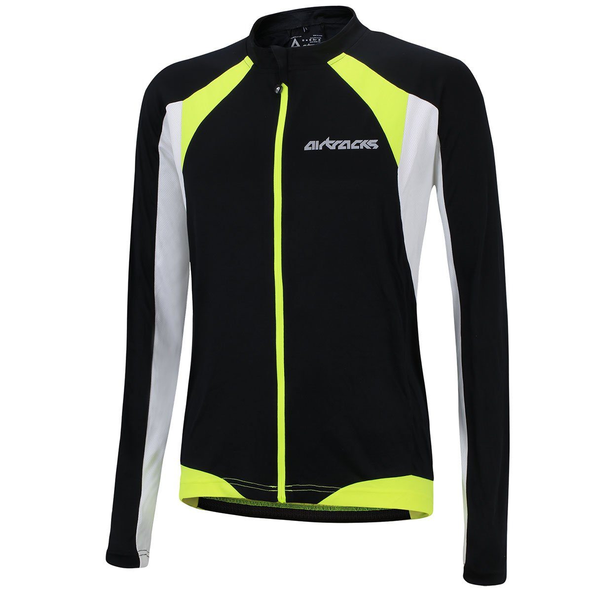 Airtracks Radtrikot Herren Fahrradtrikot Langarm Pro T Radtrikot - Jersey mit Quick Dry & Anti-UV » S M L XL XXL XXXL «