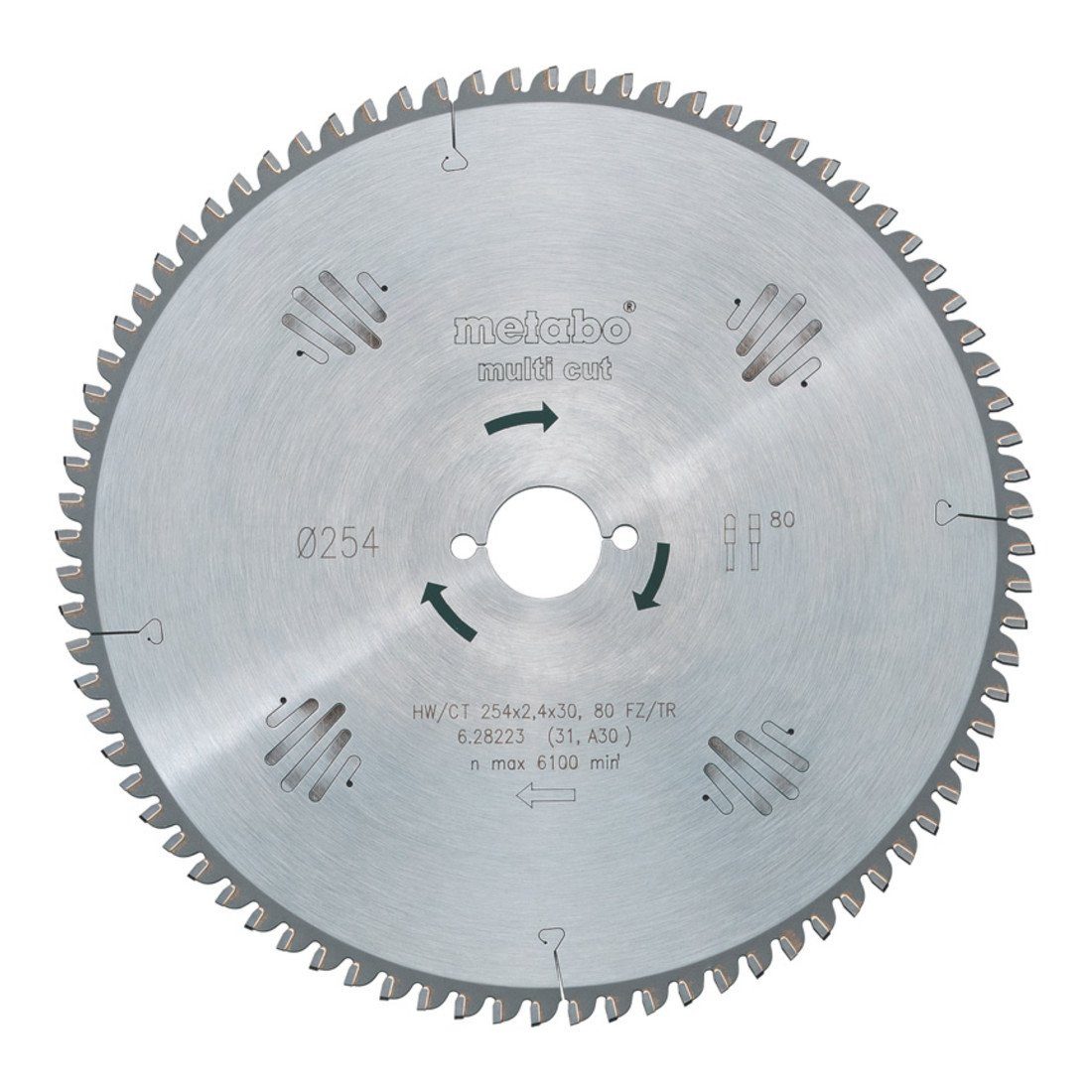 metabo Kreissägeblatt Metabo Sägeblatt "multi cut - professional", 305x2,8/2,0x30, Z96 FZ/TZ