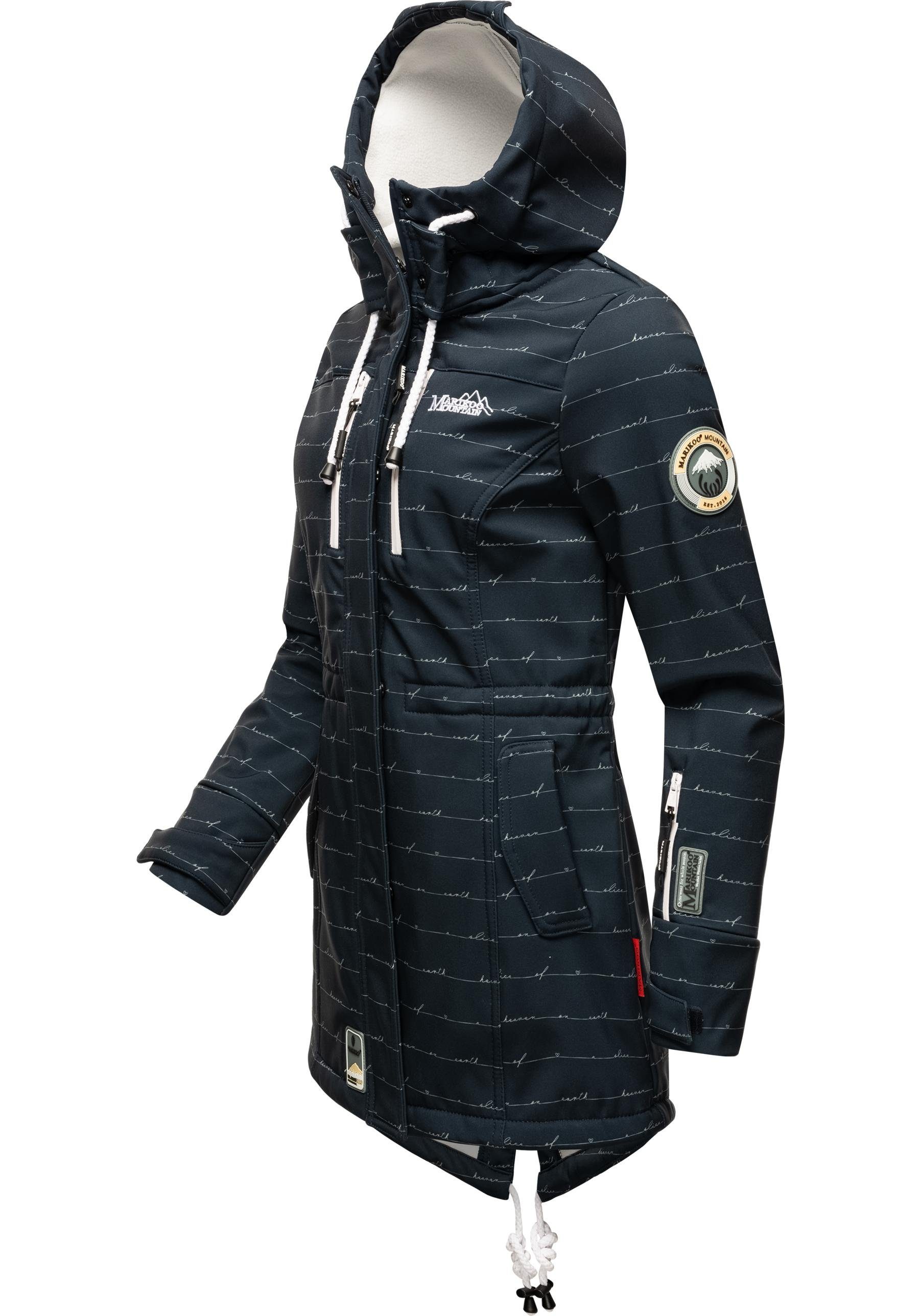 Marikoo Funktionsmantel Zimtzicke Softshell Parka mit Kapuze – Bild 2 von 4