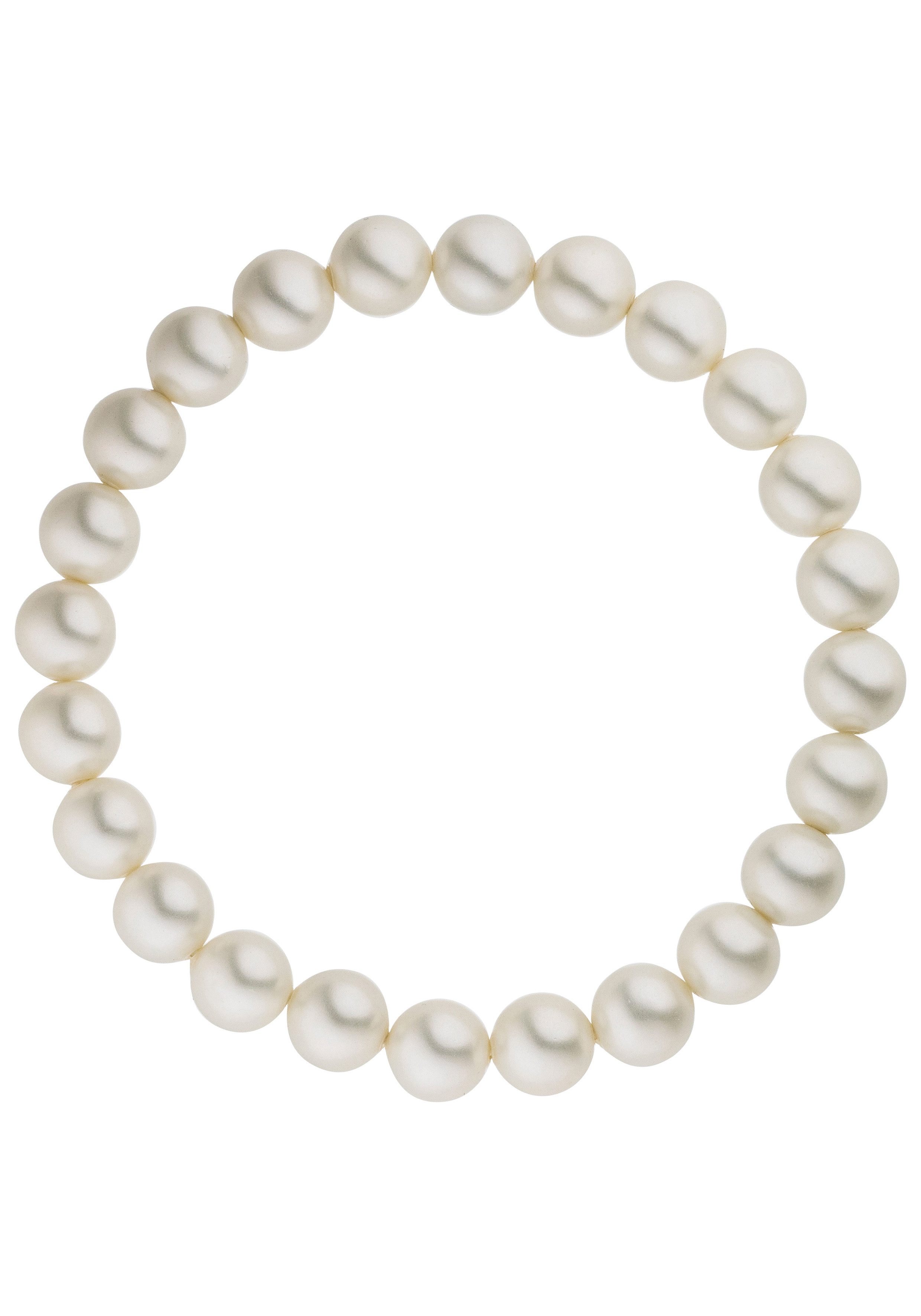 JOBO Armband Muschelkern-Perlen 8 mm, weiß 17 cm günstig online kaufen