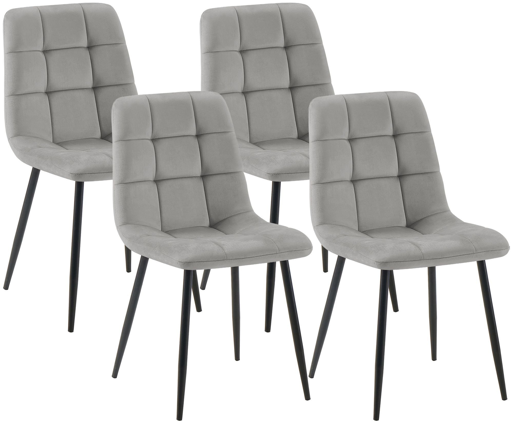 CLP Esszimmerstuhl Tilde (4er Set), mit Rückenlehne, bis 150 kg