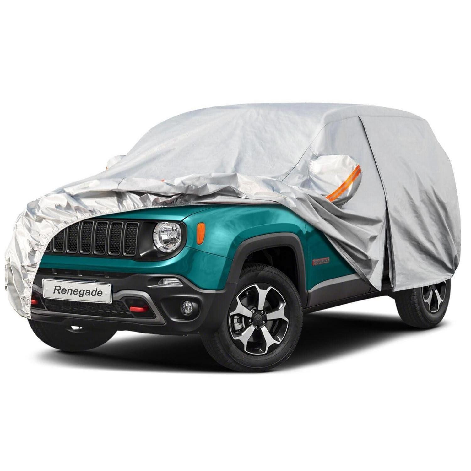 LuxusKollektion Autoplane Autoabdeckung Jeep Passend für Jeep Renegade(2014-2025) Silber