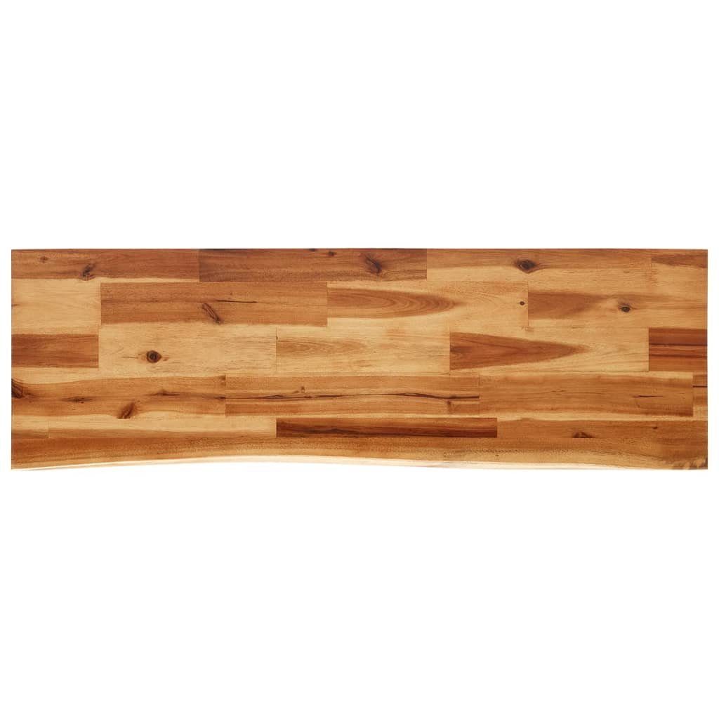 Massivholz Baumkante Beistelltisch Konsolentisch 110x35x80 Akazie furnicato cm (1-St)