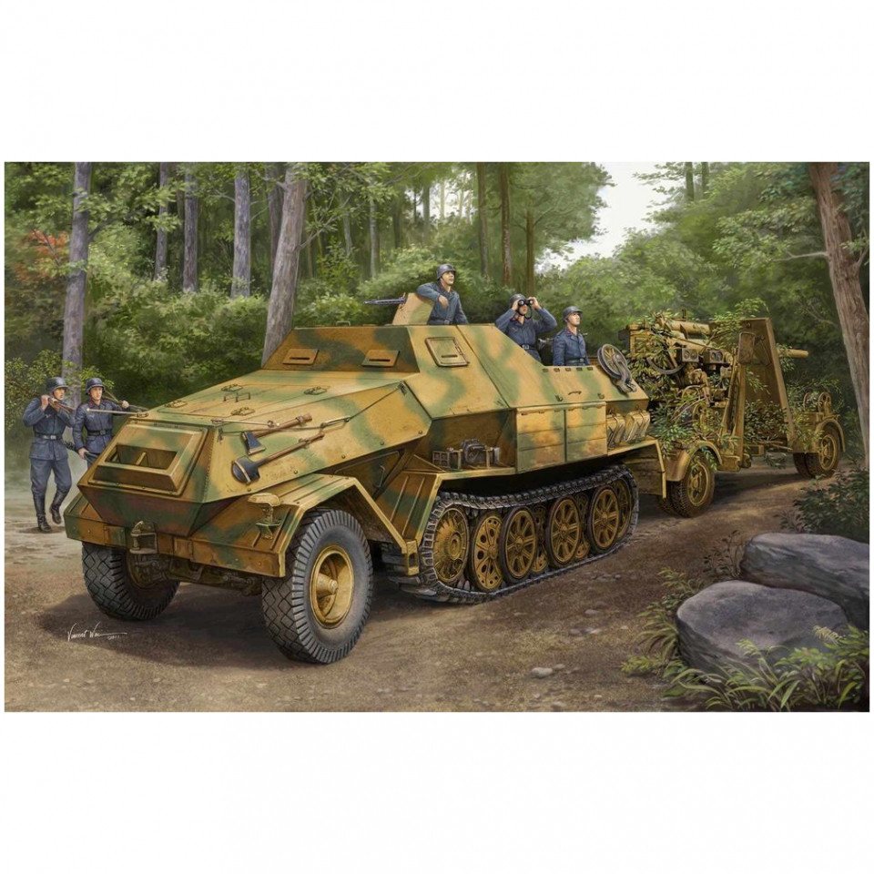 Trumpiter Trumpeter Modellbausatz, Trumpeter - Sd.Kfz.8 Gepanzert - 1:35 - 700 Teile