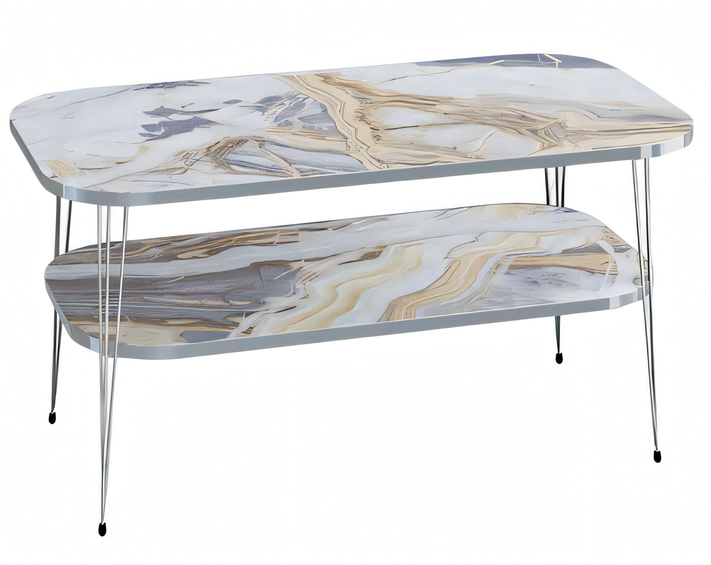 JVmoebel Couchtisch Bunter Holztisch mit stilvollem Design für einladende Wohnräume (Packung), Made in Europe