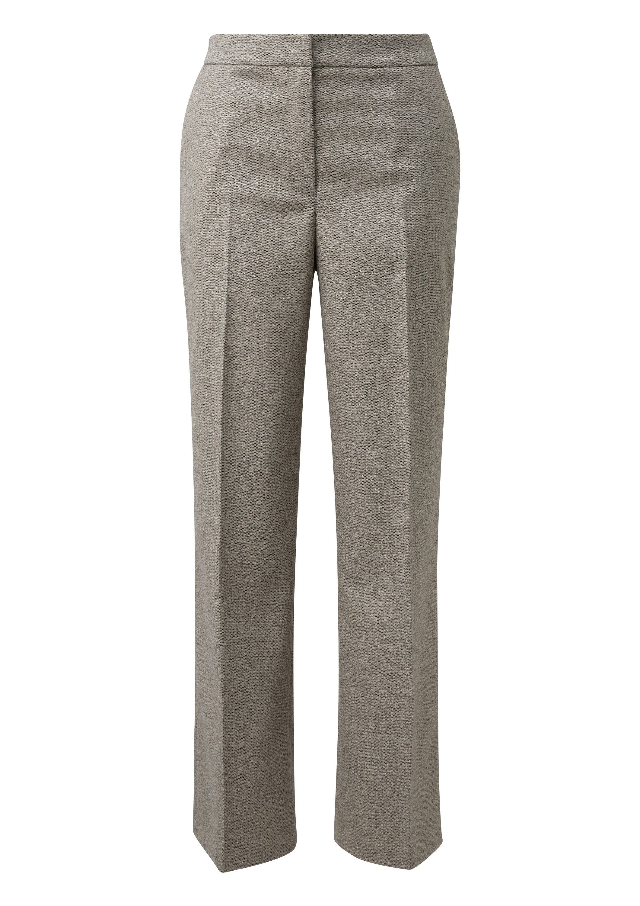 s.Oliver Chinos Hose Elegante Stoffhose mit weitem Bein und Glitzergarn günstig online kaufen