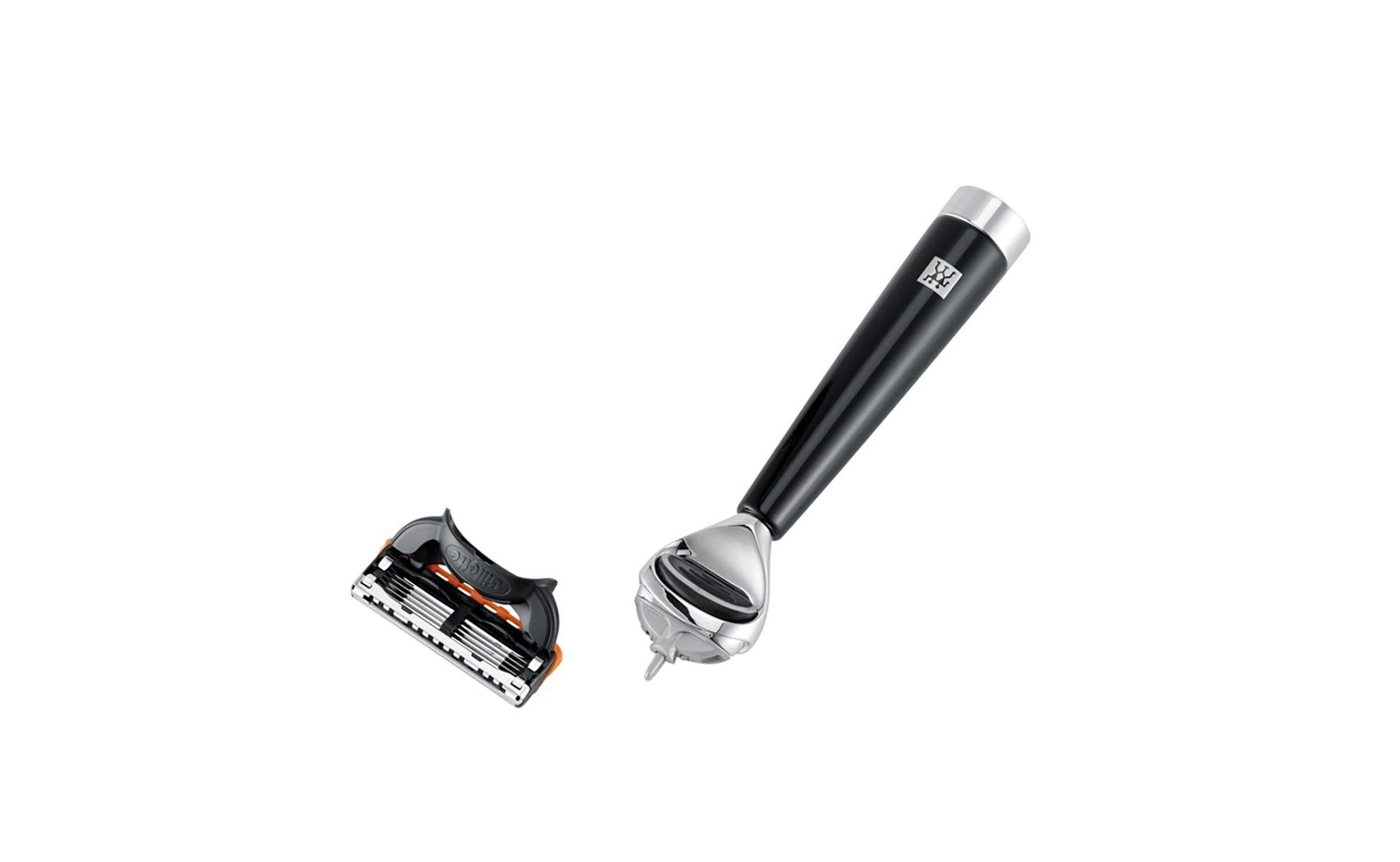 Zwilling Nassrasierer ZWILLING Rasierer mit Edelharz-Griff, Schwarz Klingen auswechselbar, 1-tlg.
