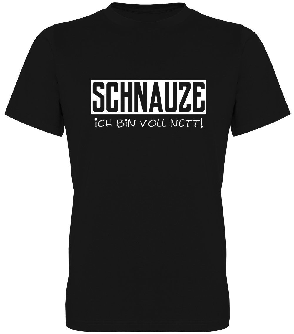 Ggraphics TShirt Schnauze Ich bin voll nett! Herren TShirt, mit