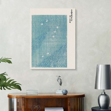 Posterlounge Alu-Dibond-Druck Taguchi Tomoki, Yatsuo No Tsubaki Hellblau I, Wohnzimmer Japandi Malerei